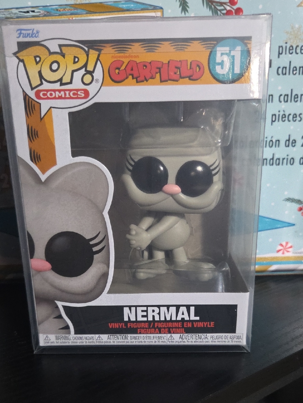 Funko Pop! Comics Garfield Nermal Vinyl Figure - Gray with Pink Nose